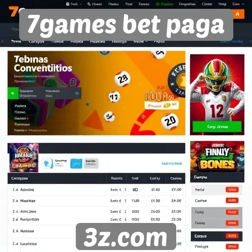 Navegação e usabilidade no site 7games bet paga